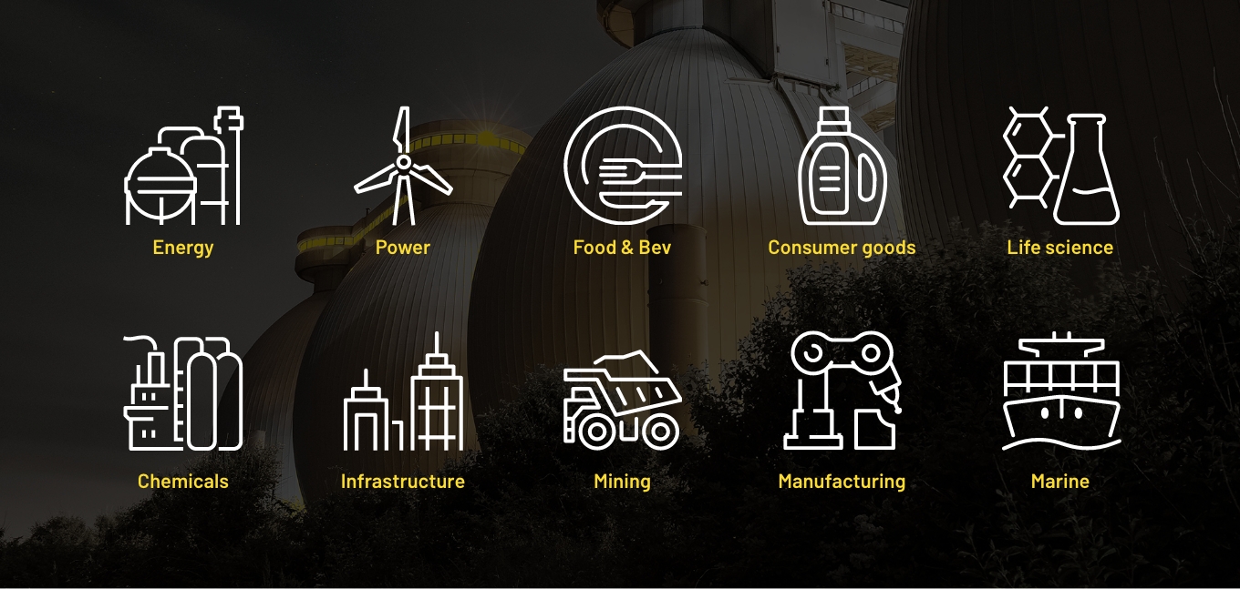 across the full industrial life cycle