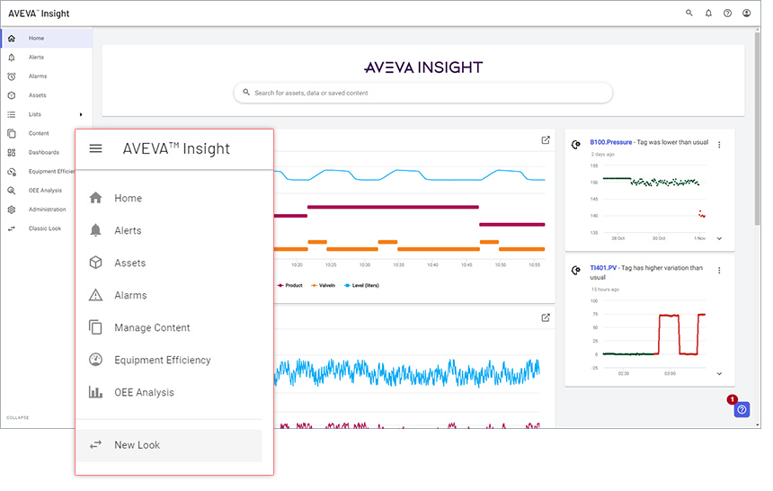 New experience in AVEVA Insight