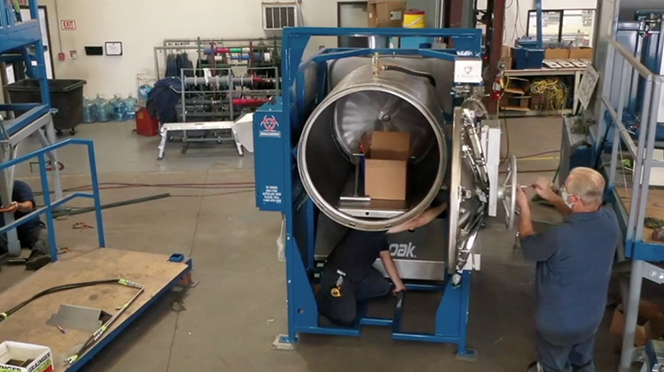 San-I-Pak Net also allows San-I-Pak to diagnose and solve equipment issues remotely. 