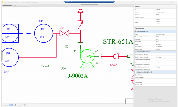 Picture of AVEVA™ NET DataViewer OMI App