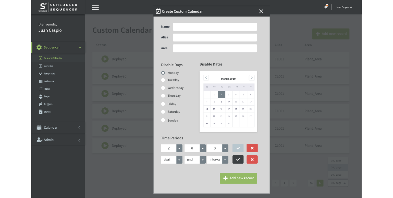 Picture of GISIZE - Scheduler and Sequencer Module
